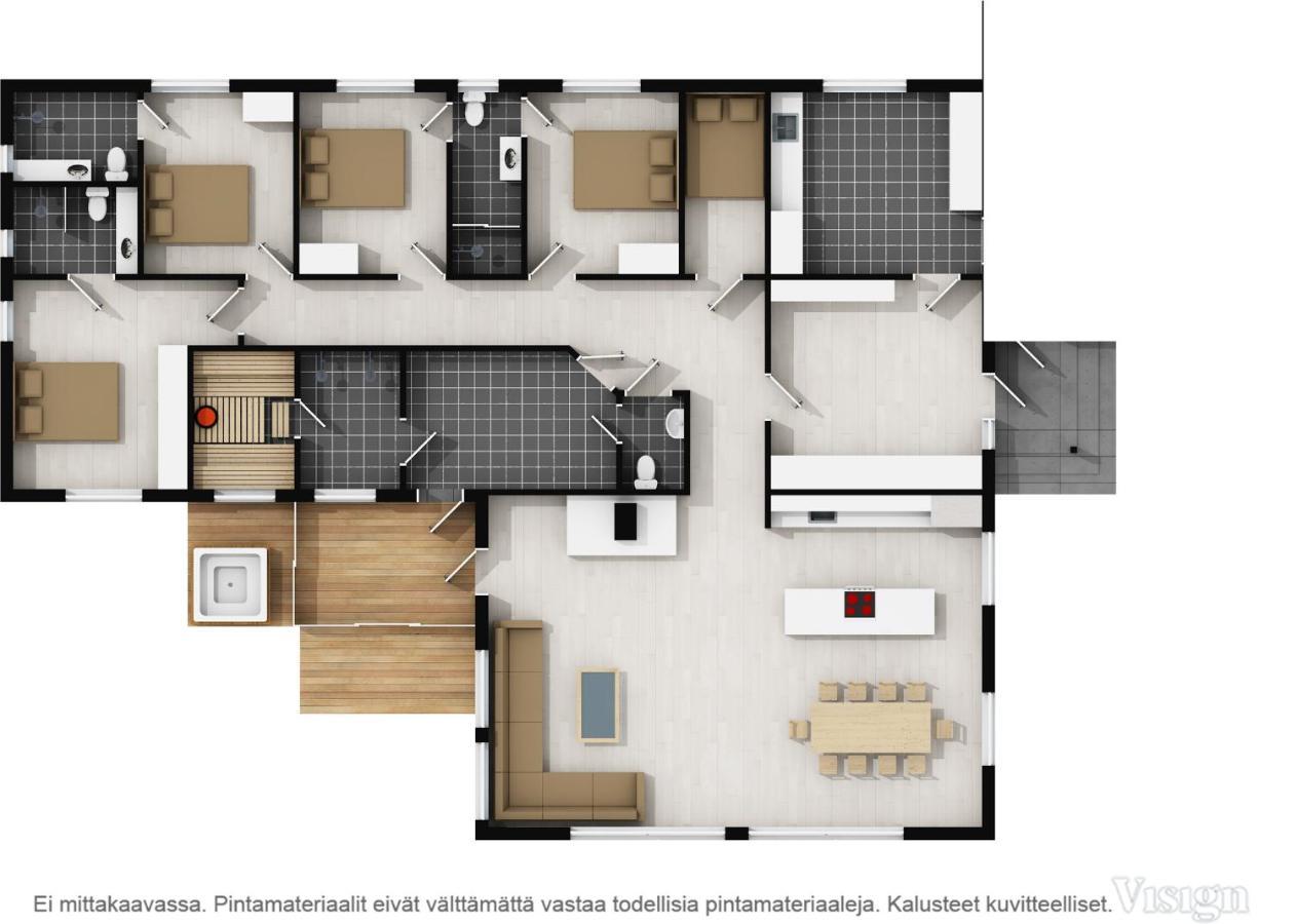 Levillas Kuppimaantie Villas Exterior foto